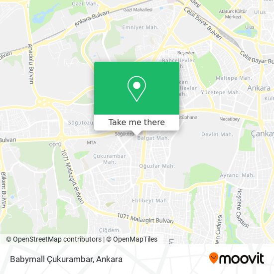 Babymall Çukurambar map