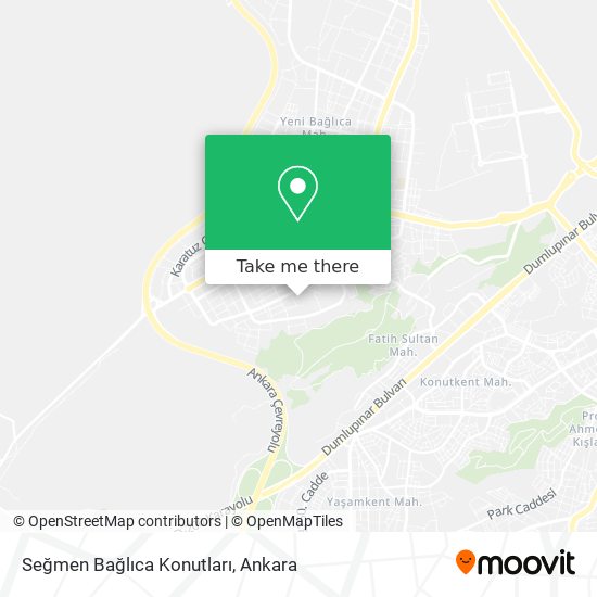 Seğmen Bağlıca Konutları map