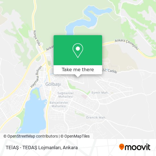 TEİAŞ - TEDAŞ Lojmanları map