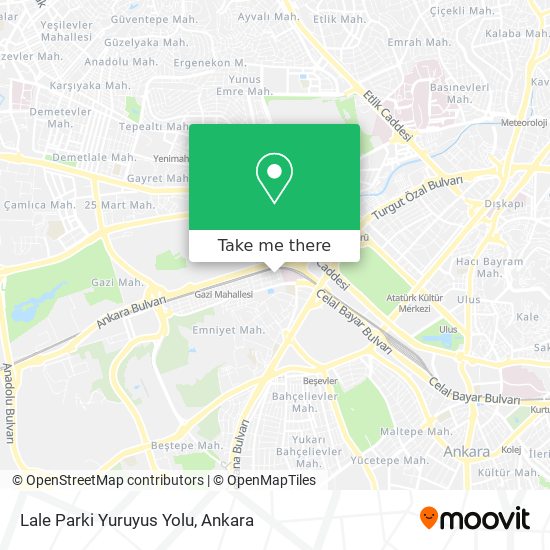 Lale Parki Yuruyus Yolu map