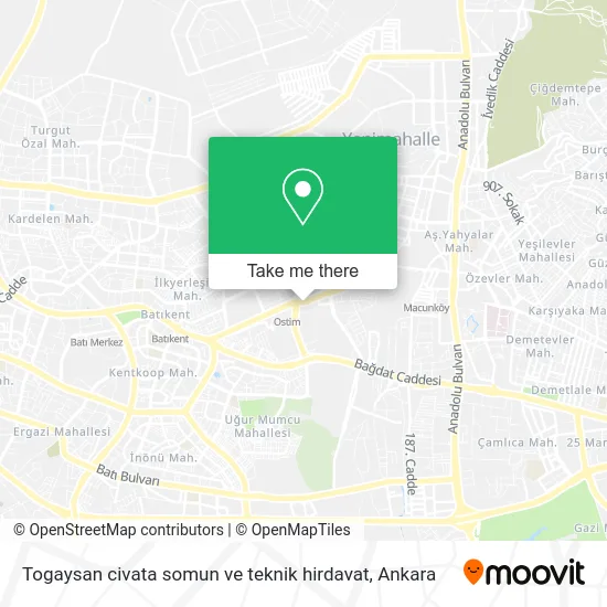 Togaysan civata somun ve teknik hirdavat map