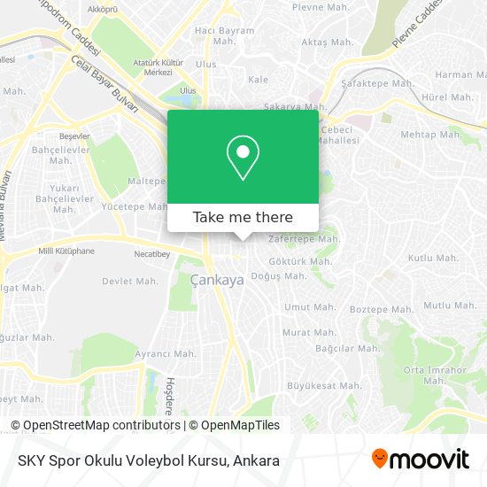 SKY Spor Okulu Voleybol  Kursu map