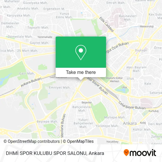 DHMİ SPOR KULUBU SPOR SALONU map