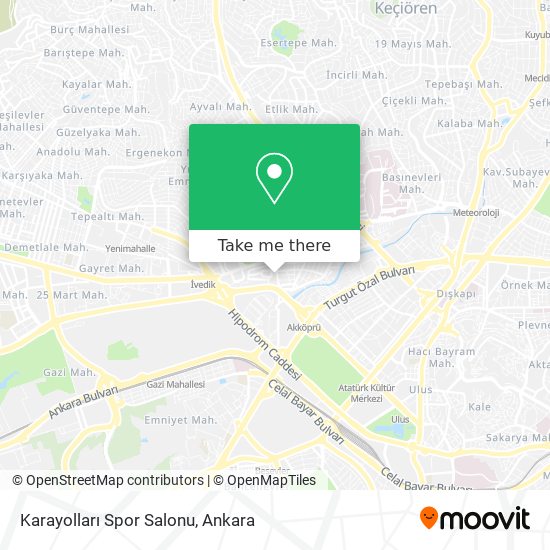 Karayolları Spor Salonu map