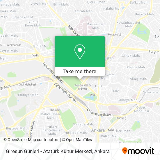 Giresun Günleri - Atatürk Kültür Merkezi map