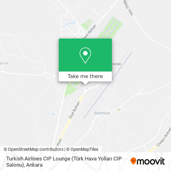 Turkish Airlines CIP Lounge (Türk Hava Yolları CIP Salonu) map