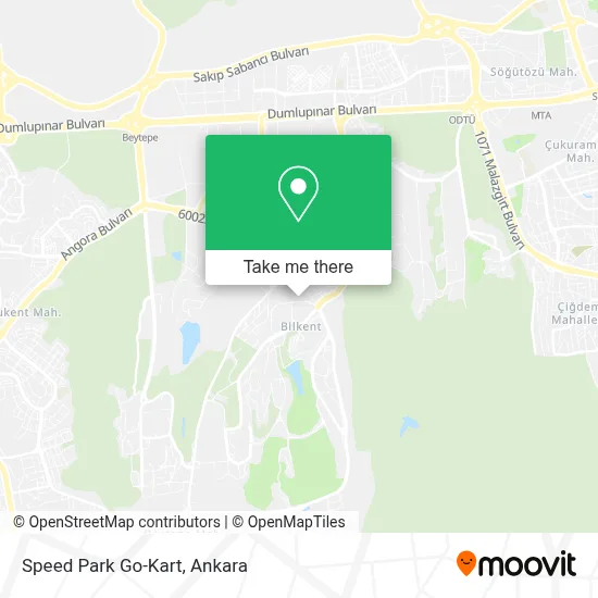 Speed Park Go-Kart map