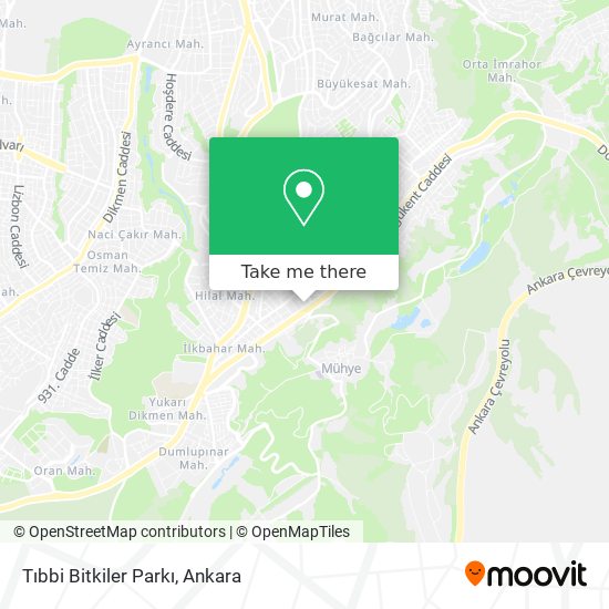Tıbbi Bitkiler Parkı map
