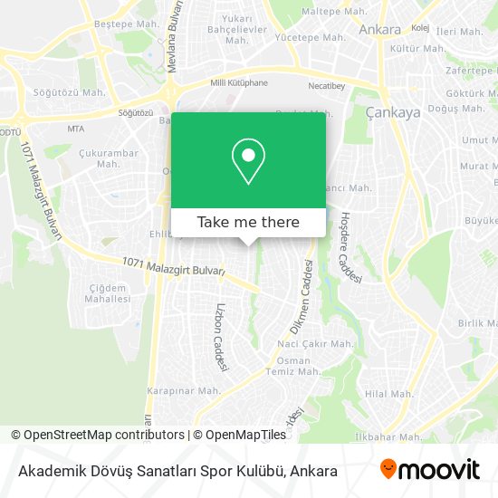 Akademik Dövüş Sanatları Spor Kulübü map