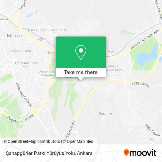 Şahapgürler Parkı Yürüyüş Yolu map