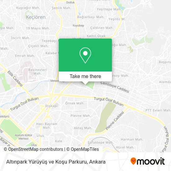 Altınpark Yürüyüş ve Koşu Parkuru map