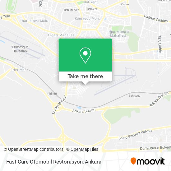 Fast Care Otomobil Restorasyon map