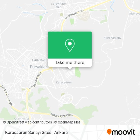 Karacaören Sanayi Sitesi map