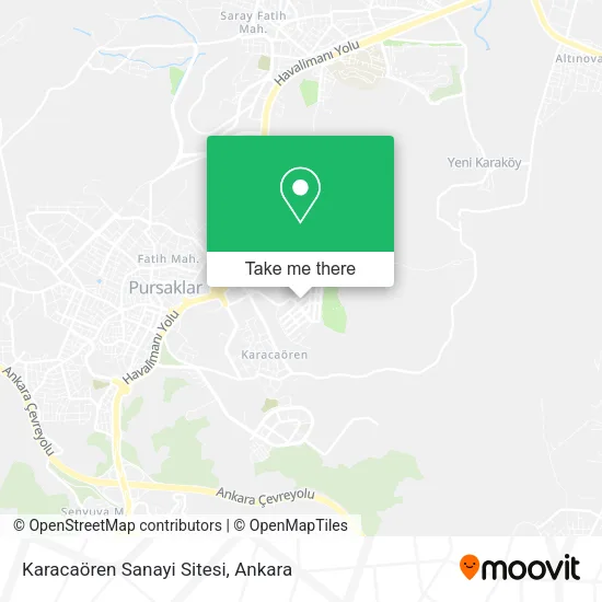 Karacaören Sanayi Sitesi map