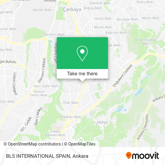 BLS INTERNATIONAL SPAIN map