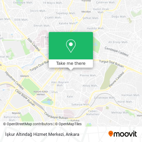İşkur Altındağ Hizmet Merkezi map