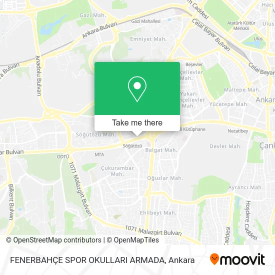 FENERBAHÇE SPOR OKULLARI ARMADA map