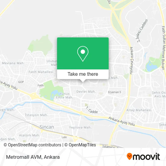 Metromall AVM map