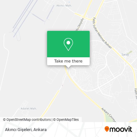 Akıncı Gişeleri map