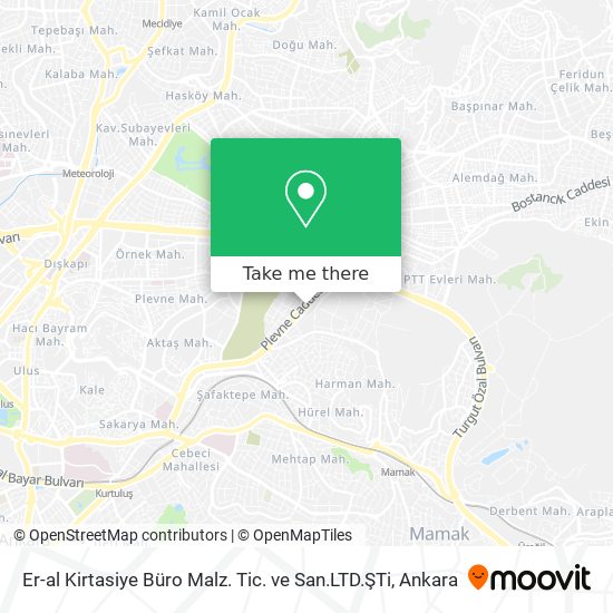 Er-al Kirtasiye Büro Malz. Tic. ve San.LTD.ŞTi map