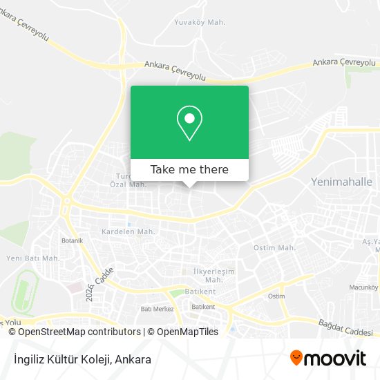 İngiliz Kültür Koleji map