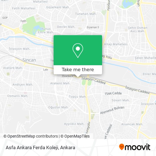 Asfa Ankara Ferda Koleji map