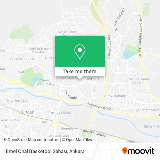 Emel Önal Basketbol Sahası map