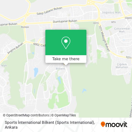 Sports İnternational Bilkent (Sports International) map