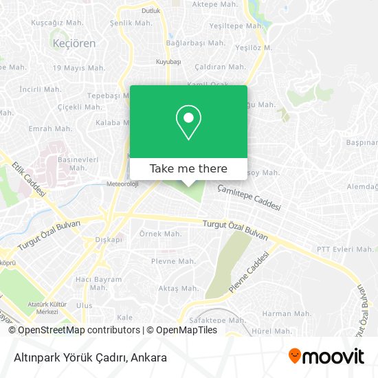 Altınpark Yörük Çadırı map