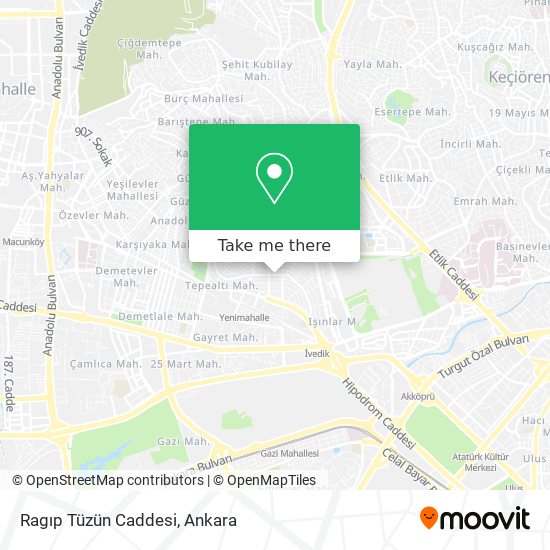 Ragıp Tüzün Caddesi map