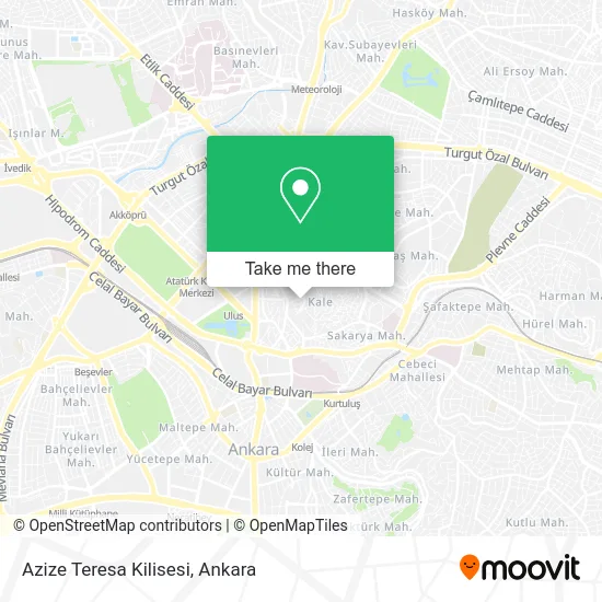 Azize Teresa Kilisesi map