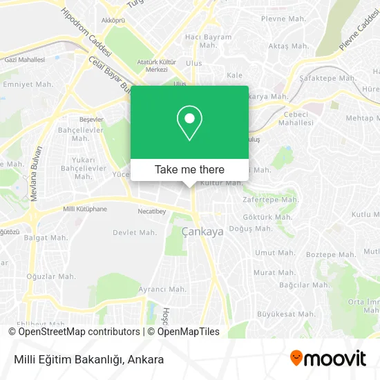 Milli Eğitim Bakanlığı map