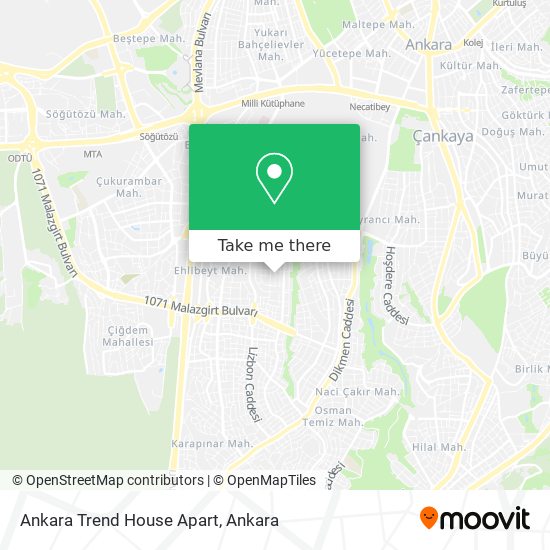 Ankara Trend House Apart map