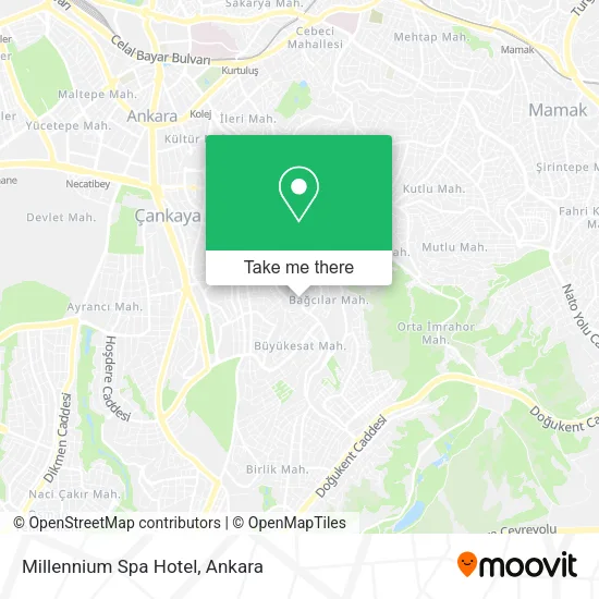 Millennium Spa Hotel map