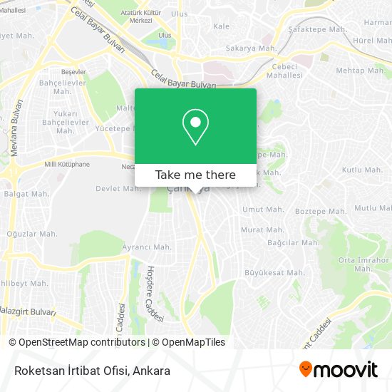 Roketsan İrtibat Ofisi map