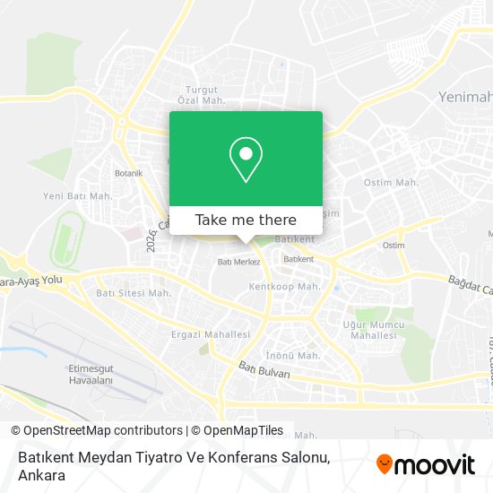 Batıkent Meydan Tiyatro Ve Konferans Salonu map