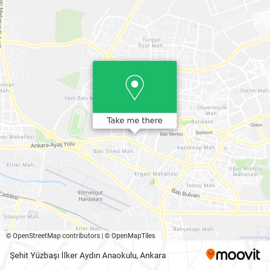 Şehit Yüzbaşı İlker Aydın Anaokulu map