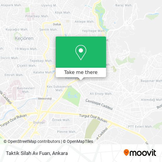 Taktik Silah Av Fuarı map