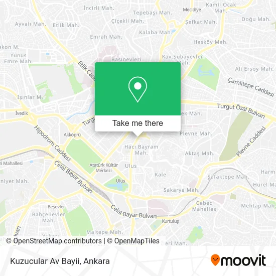 Kuzucular Av Bayii map