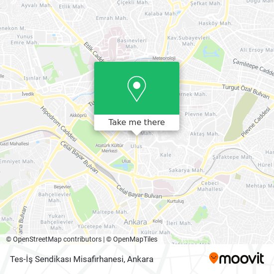 Tes-İş Sendikası Misafirhanesi map