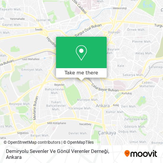Demiryolu Sevenler Ve Gönül Verenler Derneği map