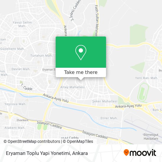 Eryaman Toplu Yapi Yonetimi map