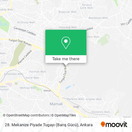 28. Mekanize Piyade Tugayı (Barış Gücü) map