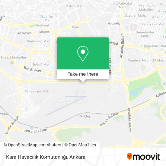 Kara Havacılık Komutanlığı map