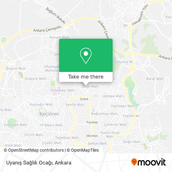 Uyanış Sağlık Ocağı map