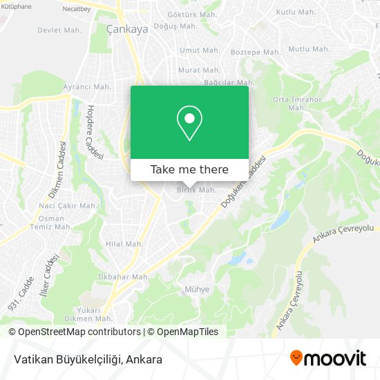 Vatikan Büyükelçiliği map