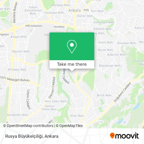Rusya Büyükelçiliği map
