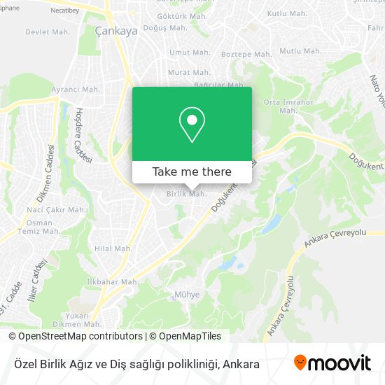 Özel Birlik Ağız ve Diş sağlığı  polikliniği map