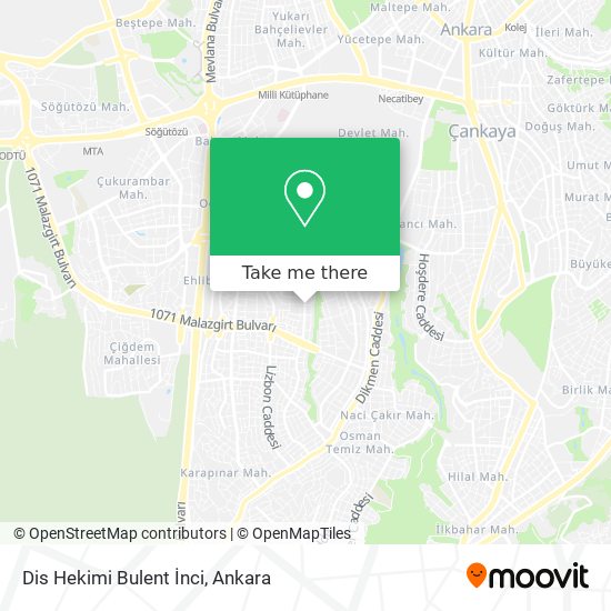 Dis Hekimi Bulent İnci map