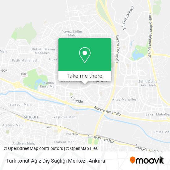 Türkkonut Ağız Diş Sağlığı Merkezi map